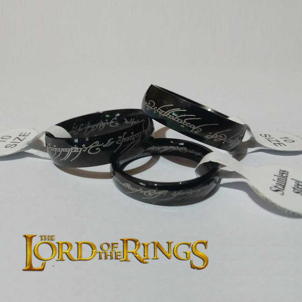 Anillo Negro Lord of the Ring