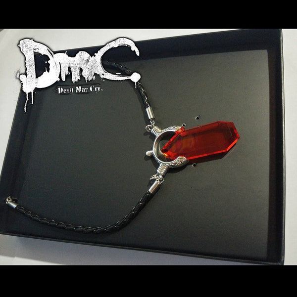 Colgante Dante DMC Rojo de Plata Esterlina