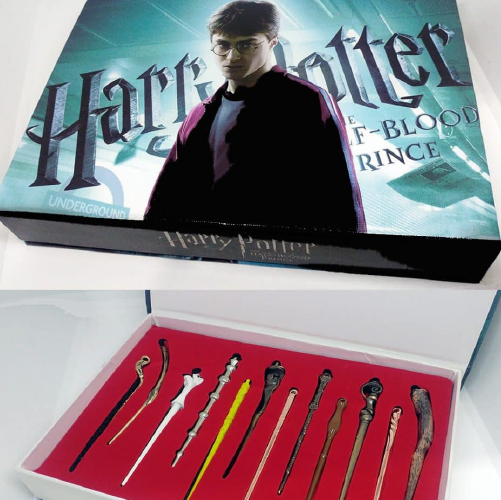 Caja de llaveros Varitas Harry Potter