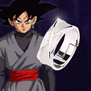 Anillo del Tiempo Goku Black de Plata Esterlina 925